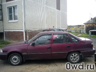 Битый автомобиль Daewoo Nexia