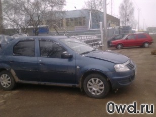 Битый автомобиль Renault Logan